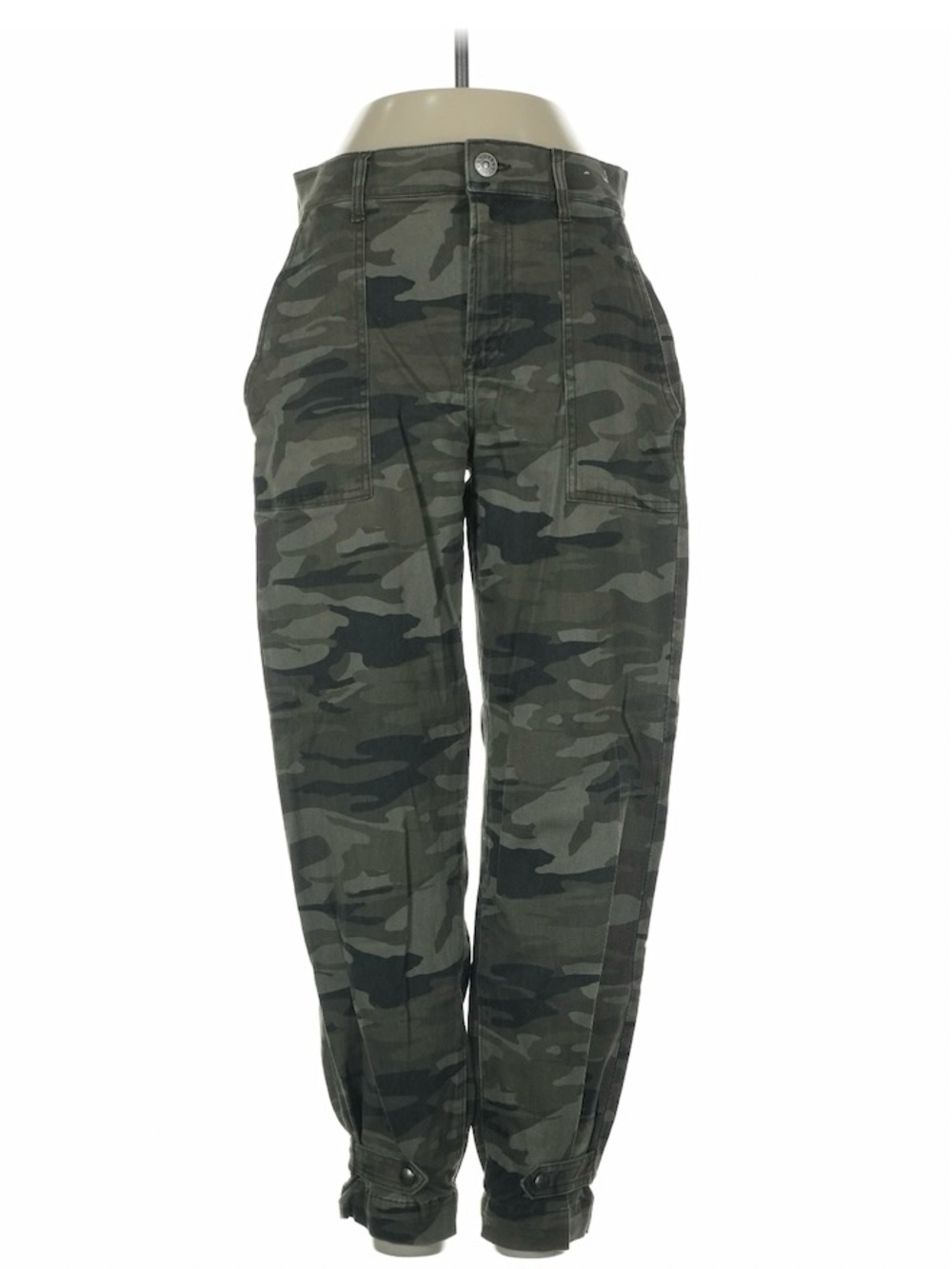 Express Camouflage Cargo Pants - Olive/Black Camo